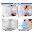 thumbnail image 4 of Silicone Mask Holder Internal Support Frame For Homemade Cloth Mask Cool Mask Hole More Space Comfortable Breathing Washable Reusable, 5 Pieces Clear, 4 of 5