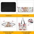 thumbnail image 4 of Patriotic Kittens Fourth of July Fabric Picnic Blanket Waterproof Outdoor Beach Blanket Hand-held Pad Suitable for Travel, Camping, Beach, Family Gatherings, 4 of 8