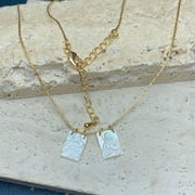 Double Scapular Jesus and Maria Scapular Necklace Scapular Necklace