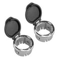 thumbnail image 1 of Set of 2 12V Plug Cover Caps for Vehicle Replacement with Easy Installation, 1 of 5