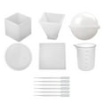 thumbnail image 1 of Kit de Sphères en Silicone pour Moulage de Résine - 5 Pcs avec Outils pour Projets de Rénovation Résidentielle et d'Artisanat, 1 of 8