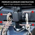 thumbnail image 3 of Aluminum Trailer Chain Holder, Heavy Duty RV Towing Chain & 7-Way Plug Organizer, Anti-Rust Cable Wire Harness Storage for 2" Tongue Jack, 3 of 8