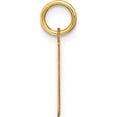 thumbnail image 2 of 14K Yellow Gold 14Ky Letter R Initial Pendant - Jbsp, 2 of 5