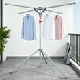 thumbnail image 2 of golytefs 51.18-70.87in Foldable Tripod Clothes Drying Rack Height-adjustable for Clothes, 2 of 9