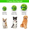 thumbnail image 2 of CHOK Giggle Ball for Dogs Interactive Dog Ball Green Dog Ball for Large Medium Small Pet Dogs Dog Ball for Exercise &Training Squeaky Ball Dog Toy to Keep, 2 of 5