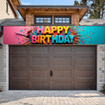 thumbnail image 6 of Vibrant Ski Themed Happy Birthday Banner Backdrop Party Decorations Photography Props Birthday Party Supplies Background for Indoor Celebrations Outdoor Gatherings and Photo Booths, 6 of 8