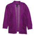 thumbnail image 2 of Alfani suéter cárdigan de medios mixtos para mujer, morado, mediano Alfani Cárdigan, 2 of 2