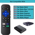 thumbnail image 5 of [2 Pack] Replacement for Roku-TV-Remote,Compatible for TCL Roku/Hisense Roku/Onn Roku/Sharp Roku Series Smart TVs (Not for Roku Stick and Box), 5 of 8