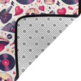 thumbnail image 4 of Skull lips record Guitar Shaggy Area Rug, Rugs for Living Room Bedroom Non Slip Door Mat Indoor Carpet Machine Washable Nursery Home Decor Floor Mats for Entryway 60x39in-#, 4 of 5