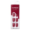 thumbnail image 1 of Uñas Postizas de Manicura Kiss Impress Red Velvet 30 unidades, 1 of 2