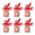 thumbnail image 2 of Party Favor Boxes, DIY Production Floral Pattern Candy Boxes Party Favors With Rope For Birthday Parties Red HM2251303, 2 of 8