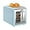 Ice Blue, variant on 2 Slice Touch Screen Toaster, 1.5" Wide Slot, Stainless Steel Smart Toaster for Bagels, Muffins, Waffles, Gluten-Free Breads, Defrost, Reheat, Timer, 825W, Ice Blue