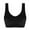 black, variant on Women's Bra Seamless Comfort Padded Yoga Sports Stretch Bra Crop Top Vest Sleep Bra (S-5XL)