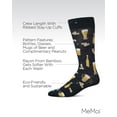 thumbnail image 3 of MeMoi Happy Hour Beer and Peanuts Bamboo Blend Men's Crew Socks - Mens - Male, 10-13, Navy Blazer, 3 of 10