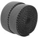 thumbnail image 4 of 1 par de cintas elásticas antideslizantes para manillar de bicicleta (negro y blanco), 4 of 14