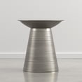 thumbnail image 4 of Simpli Home Sheridan 18 inch Wide Iron Round Accent Table, Antique Nickel, 4 of 6