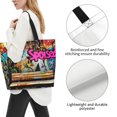 thumbnail image 3 of Easygdp Graffiti Lamp Urban Scene Bolsas Tote para Mujer, Bolsos de Hombro para Viaje, Bolsos de Mano de Gran Capacidad para Compras y Trabajo, 3 of 8