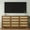 Log, variant on LIZHOUMIL Farmhouse 12-Drawer Dresser with Rattan, 63" Wood Chest, Neutral Finish