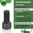 thumbnail image 3 of Uxcell Hex Socket Bolts (3/8"-16x6"), 304 Stainless Steel Hex Socket Drive Screw, Silver Tone, 3 of 6