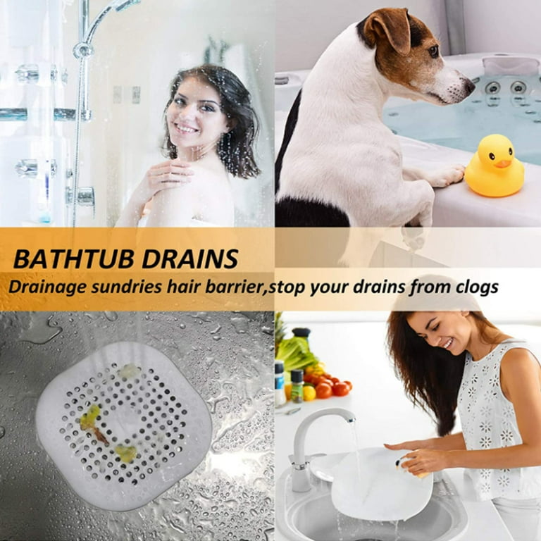 5-Pack of Hair Catcher - Shower Drain Covers – SHRIANK