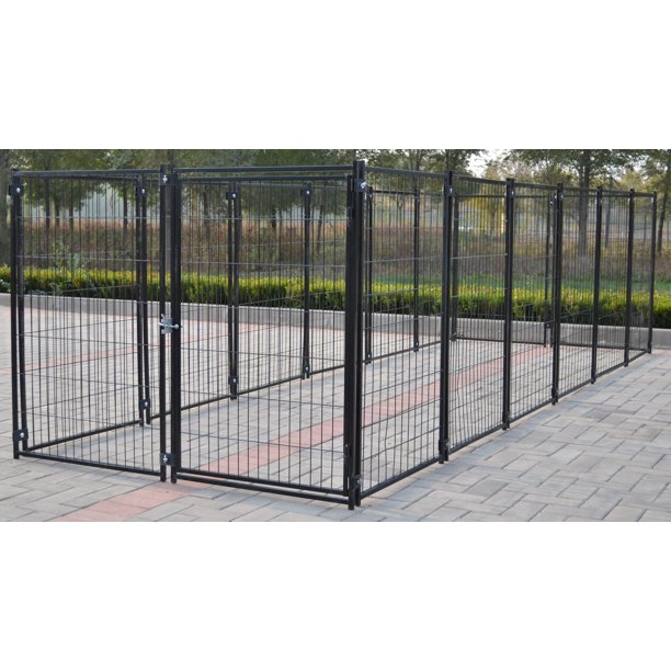 Omitree 10 X 4 Ft Modular Dog Exercise Fence Barrier Pet Cat Run New Pen Com Omitree 10 X 4 Ft Modular Dog, Dog Kennel Outdoor 10×10
