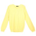 thumbnail image 1 of Peru Unlimited Chandail-Over Col en V Coupe Classique Jaune pour Hommes - TG, 1 of 2