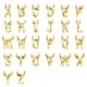 thumbnail image 1 of Collar con 26 letras en inglés, joyería para mujer, cadena corta distintiva para clavícula, colgante de letras de acero inoxidable galvanizado a la moda, 1 of 6