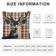 thumbnail image 5 of Christmas Decorative Throw Pillow Cover, Red Black Check Home Farmhouse Decoration Decor for Sofa Couch, 5 of 5
