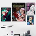 thumbnail image 5 of 1 póster de Jujutsu Kaisen retro japonés clásico de anime vintage, impresión en papel para el hogar, dormitorio, entrada, bar, cafetería, pintura artística decorativa, 5 of 5