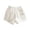 White, variant on QSAWXQZ Girls' Casual Cotton Shorts with Pockets Elastic Waist Relaxed Bottoms Lightweight Loose Comfort for Summer 2 Years
