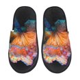 thumbnail image 1 of Balery Bioluminescent Underwater Flower Pantuflas de Casa de Felpa Silenciosas con Diseño Estampado, Zapatillas Cómodas Antideslizantes de Algodón para Interior-Medium, 1 of 8