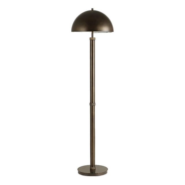 Bowery Hill Metal Bronze Floor Lamp Rectangular 58.5"