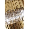 thumbnail image 4 of Design Living 60-Light Gold Chandelier With Clear Crystals, 4 of 6