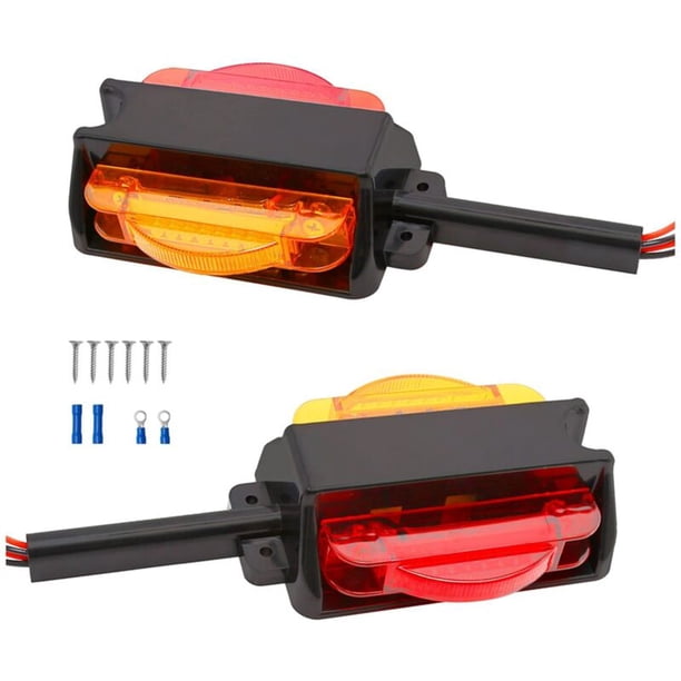 WUSHIXAN Paquete De 2 Luces LED Para Remolque De 12 V, 24 V