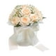 thumbnail image 1 of Ramo de novia para dama de honor, flores rosas artificiales, elegante y decorativo. Champán, 1 of 9