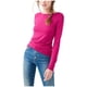 thumbnail image 1 of Aeropostale Blusa de manga larga para mujer, rosa, extragrande, 1 of 2