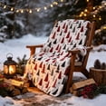 thumbnail image 3 of ICQOVD Christmas Tree Print Throw Blanket,Soft Cozy Warm Lightweight Blanket for Sofa Couch Bed Farmhouse Winter Holiday Home Decor 27.56*39.37IN, 3 of 7
