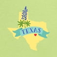 thumbnail image 2 of CafePress - Texas State Outline Bluebonnet Flower Long Sleeve - Long Sleeve Infant T-Shirt, 2 of 2