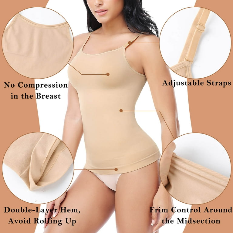Scoop Neck Compression Cami Tummy And Waist Control Body Shapewear
