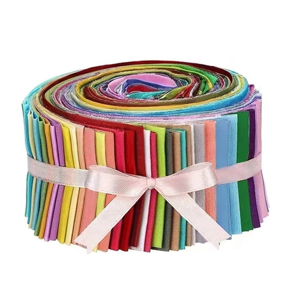 Shangren 40 Pieces Jelly Rolls Craft Quilting Jelly Rolls Patchwork for Crafts