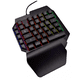 thumbnail image 1 of Teclado Gamer USB Retroiluminado a Una Mano Virtual Zone Negro, 1 of 5