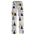 thumbnail image 5 of Lumtrix Christmas Pajamas For Women Cute Funny Xmas Tree Graphci Pj Sleepwear Cute Lounge Elastic Waist Fall Winter Pajamas Green L, 5 of 6