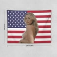 thumbnail image 3 of Madelyn Star Cline Tapestry Pink American Flag Wall Hanging College Dorm Decor Room Poster For Bedroom Living Room Gifts, 3 of 22