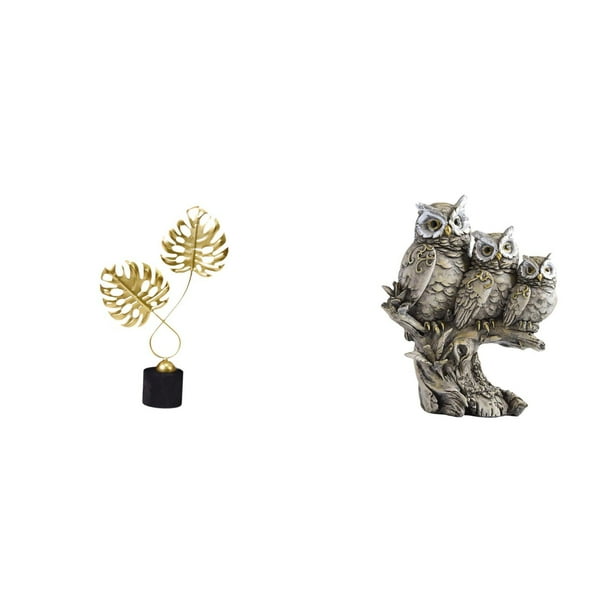 Estatua de hoja,Estatua de hoja para decoración del hogar,artesanías y obras de arte,Figuras de búho,Figuras de búhos,animales artificiales,artesanías,decoración del hogar,Estatua de