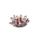 thumbnail image 1 of Decoraciones de la Fiesta de Navidad Candelabros de la Luz de la Flor de Cristal, Candelabro de Vidrio de 4.53x1.97In para la Fiesta de Boda Decoraciones de Navidad para el Hogar, 1 of 6