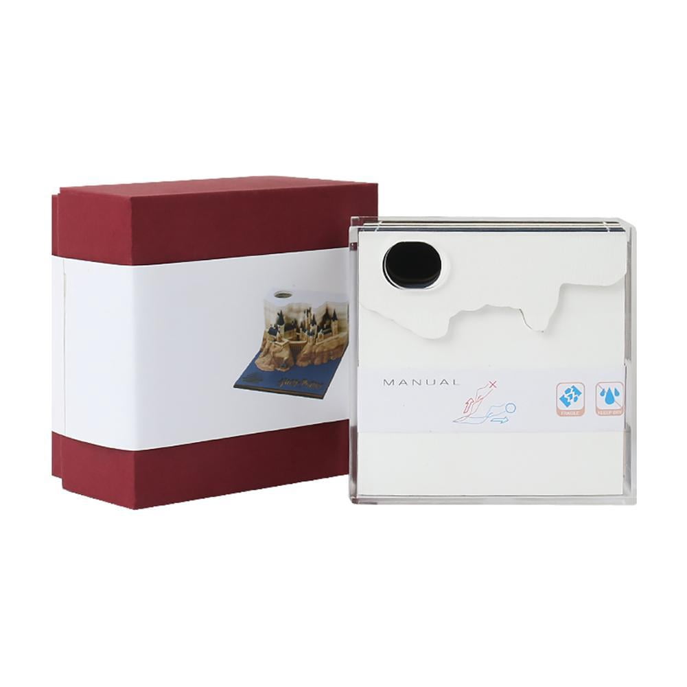 2026 3D Paper-Carving Calendar, Creative Desktop Ornament, Travel Souvenir & Custom Cultural Creative Gift, 3D Stereo Memo Pad