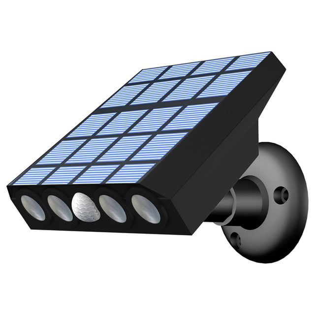 Yeacher 4 LEDs Solar Powered Energy Light Outdoor Lamp Wall Street Fence Lights Sensitive Light