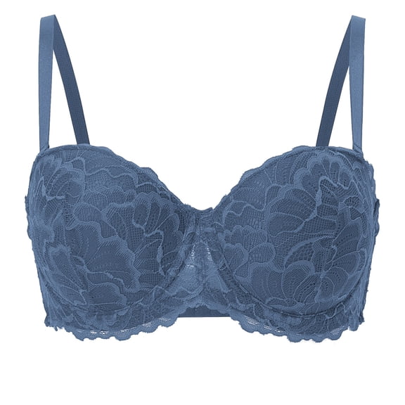 IFNWSV Everyday Seamless Push-Up Bra, Solid Color Backless Comfort with Low Back Design for Women