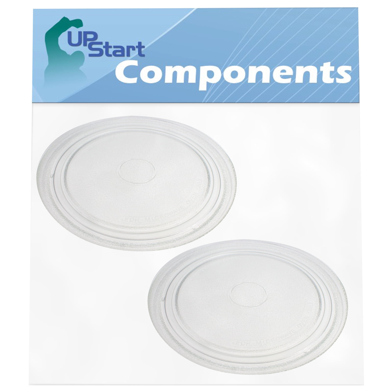 2 Pack NTNTA034WRE Microwave Glass Turntable Plate Replacement for