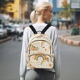 thumbnail image 7 of FORMRS Mini Backpack Purse for Women Travel Daypack Casual Shoulder Bag, Retro Rainbow, 7 of 7